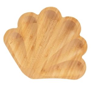 Beachly Bombshell Bamboo Catchall Tray  Summer Island  Beach Nautical Shells NEW